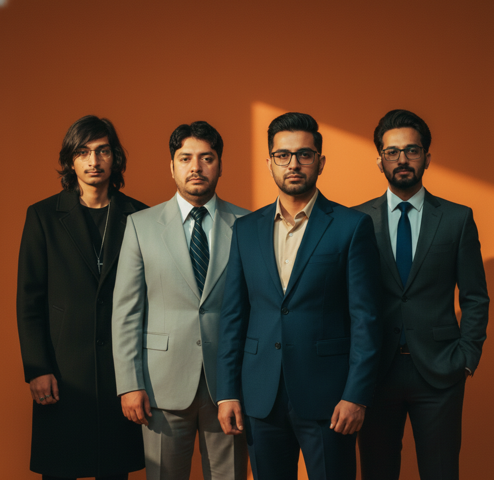Professional technology team portrait